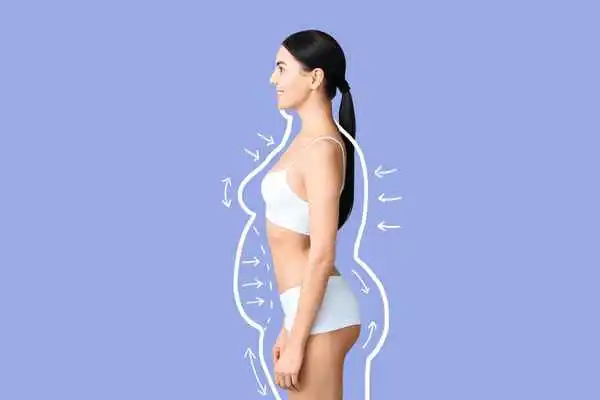 image of woman experiencing fat reduction treatment Dorchester