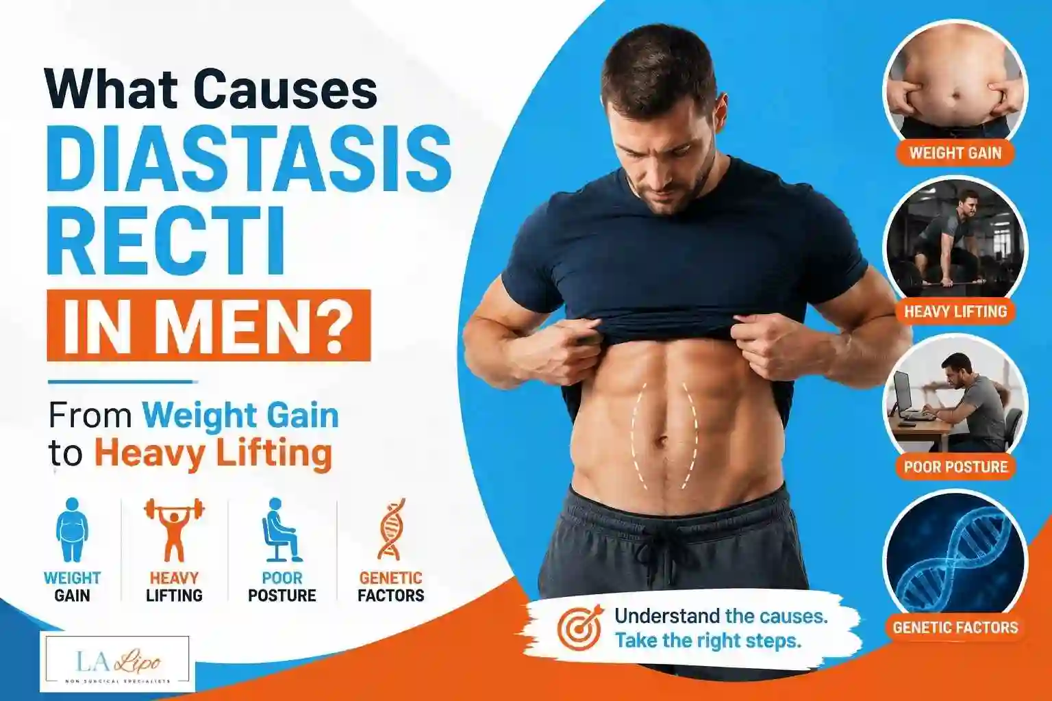 What Causes Diastasis Recti in Men? From Weight Gain to Heavy Lifting Dorchester